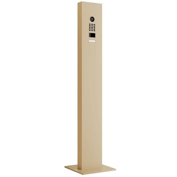 Gegensprechanlage mit Standfuß inklusive Bodenplatte Smart Doorbird D1101V in Beige