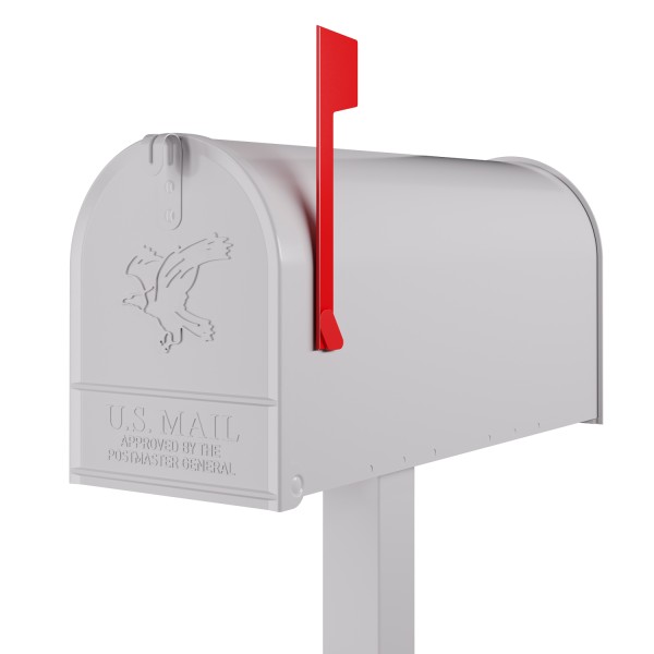 Amerikanischer Briefkasten Big US Mailbox in Weiß