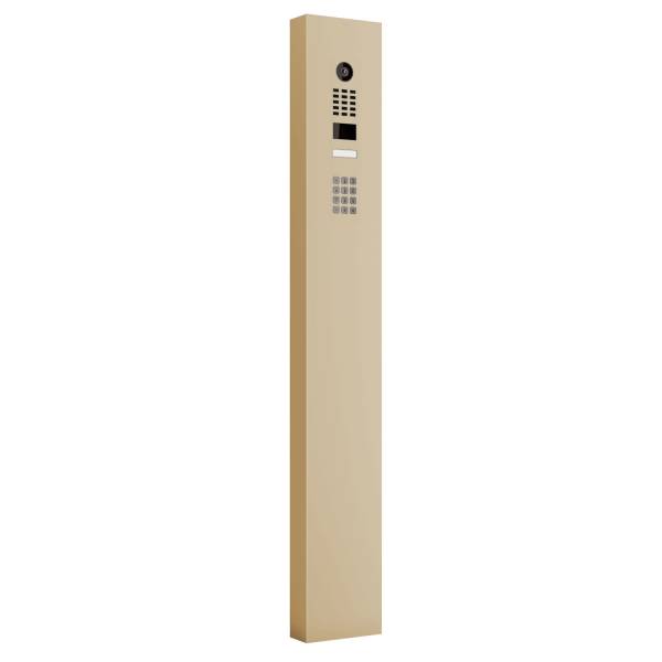 Gegensprechanlage mit Standfuß Smart Doorbird D1101KV mit Keypad Modul in Beige