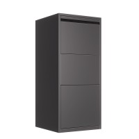 Paketbox Nepi Schwarz - Sicherer Paketempfang Mit Rückseitiger Entnahme