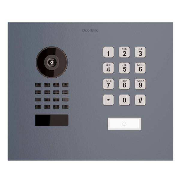 Unterputz Türsprechanlage Smart-IN WideScope Doorbird D1101KH mit Keypad Modul Anthrazit