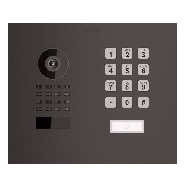 Unterputz Türsprechanlage Smart-IN WideScope Doorbird D1101KH mit Keypad Modul Graphitschwarz