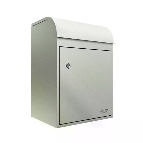 Paketbriefkasten Fulham - Größe M in Kieselgrau
