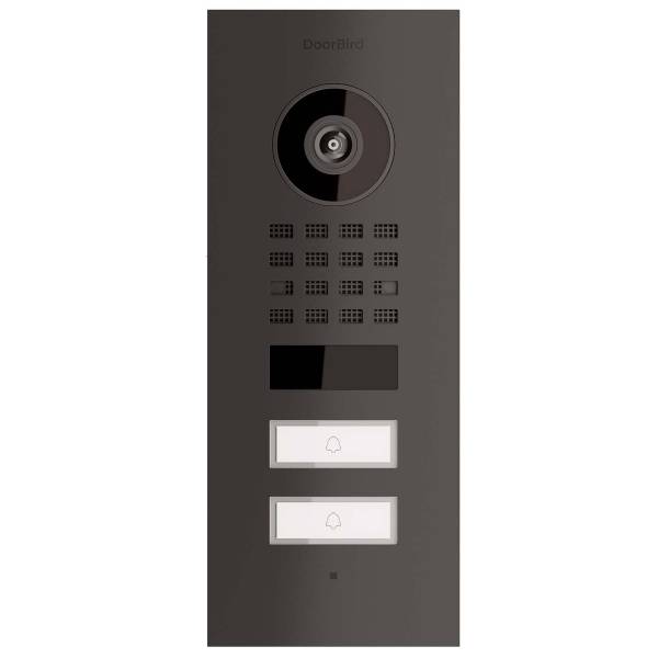 Unterputz Türsprechanlage Smart-IN for Two Doorbird D1102V Graphitschwarz