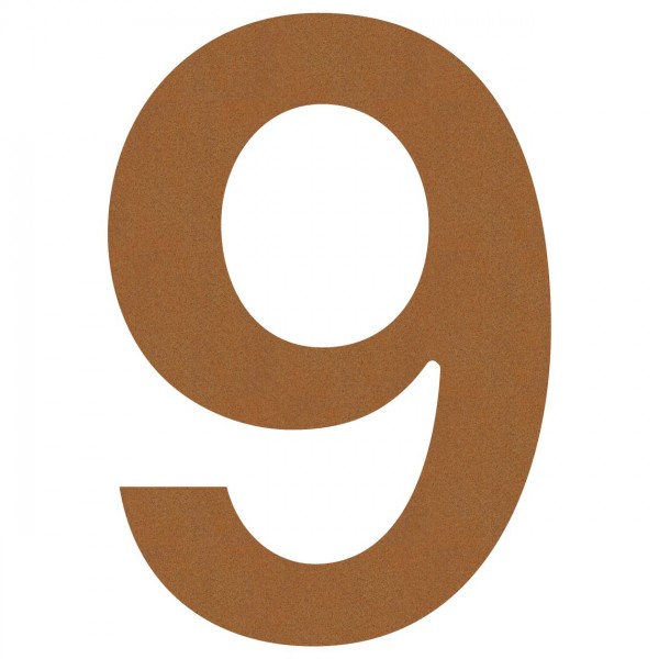 Hausnummer ''9'' Rost