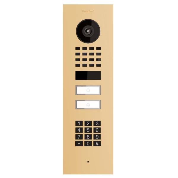 Unterputz Türsprechanlage Smart-IN for Two Doorbird D1102KV mit Keypad Modul Beige