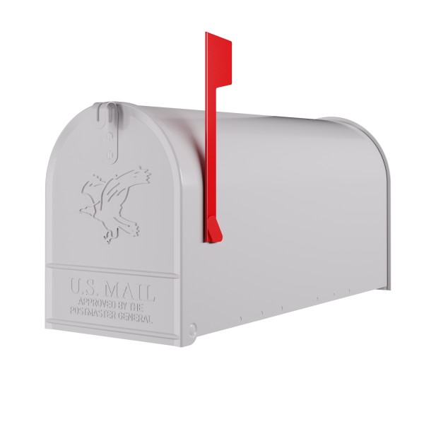 Amerikanischer Briefkasten Big US Mailbox Wand in Weiß