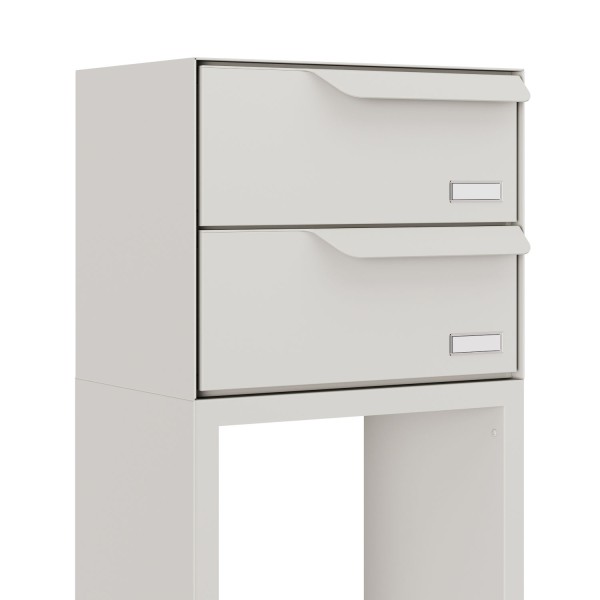 Briefkastenanlage Rotterdam for Two in Weiß