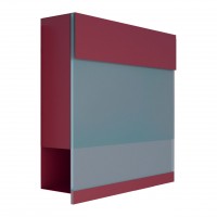 Briefkasten Design Wandbriefkasten Rot