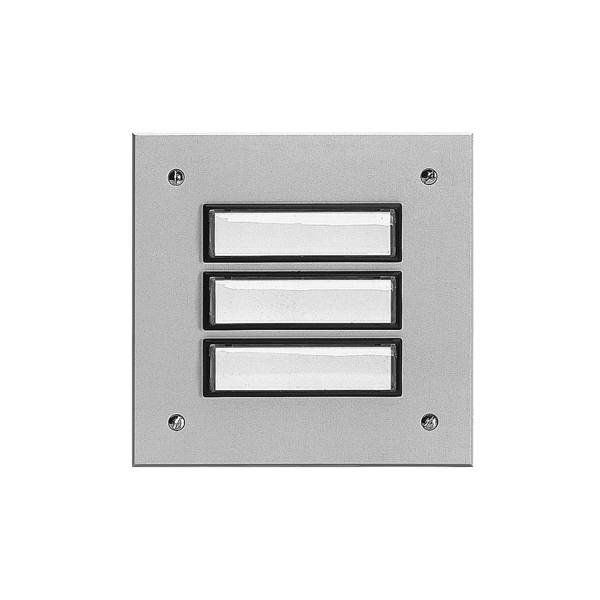 Etagenplatte mit Türklingel für 3 Wohneinheiten