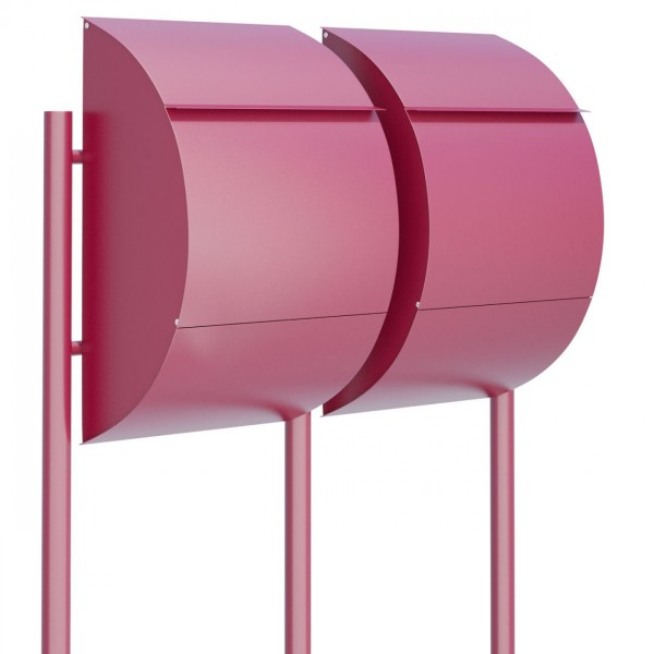 Briefkasten Design Briefkastenanlage Rot