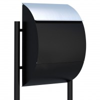 Briefkasten Design Standbriefkasten Schwarz