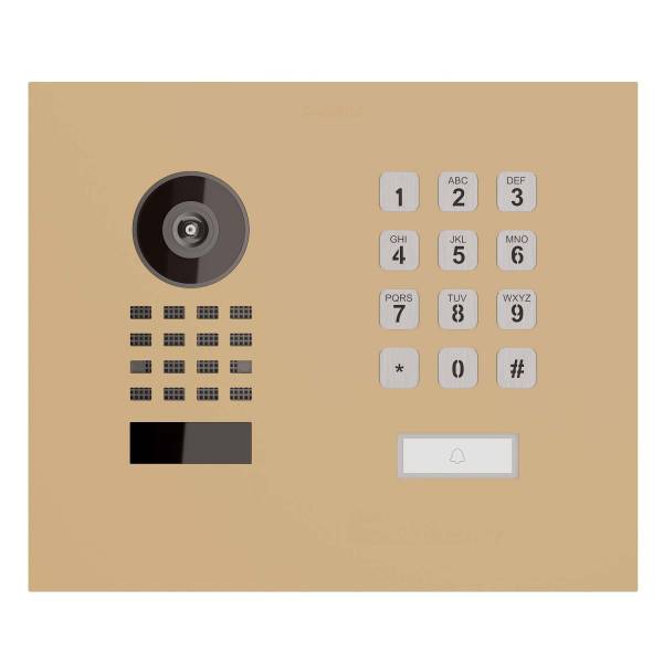 Unterputz Türsprechanlage Smart-IN WideScope Doorbird D1101KH mit Keypad Modul Beige