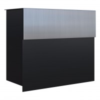 Briefkasten Design Wandbriefkasten Schwarz