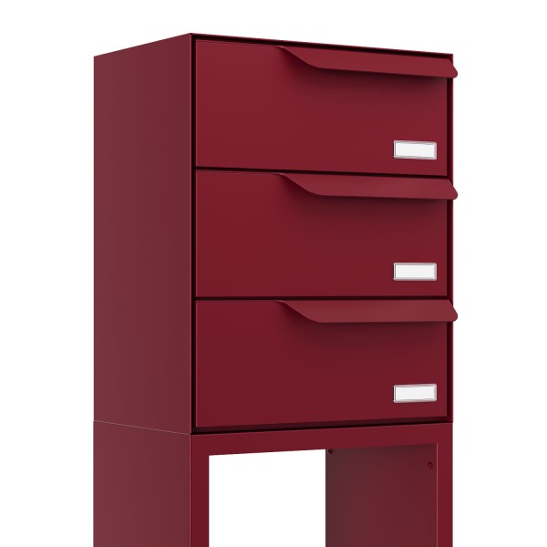 Briefkastenanlage Rotterdam for Three in Rot