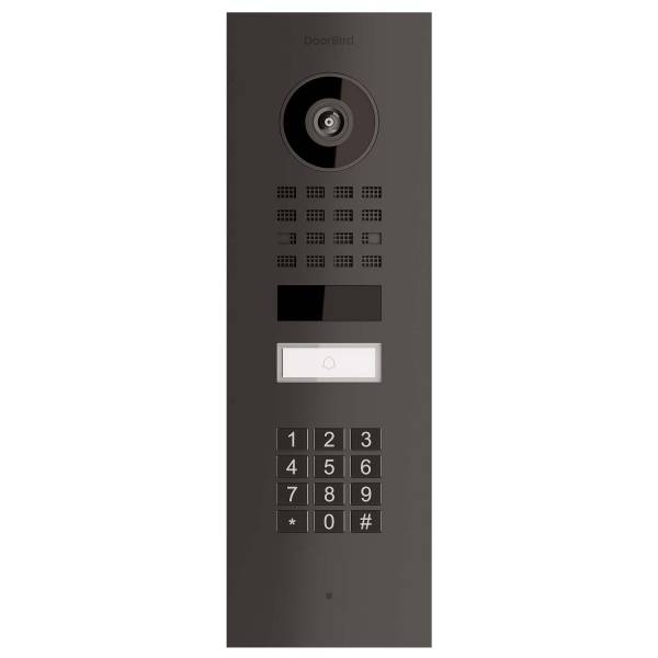 Unterputz Türsprechanlage Smart-IN Doorbird D1101KV mit Keypad Modul Graphitschwarz