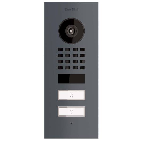 Unterputz Türsprechanlage Smart-IN for Two Doorbird D1102V Anthrazit