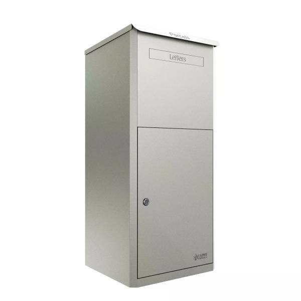 Paketbriefkasten Brooklyn - Größe L in Kieselgrau