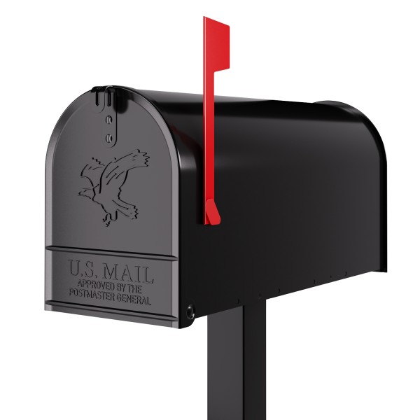 Amerikanischer Briefkasten Big US Mailbox in Schwarz