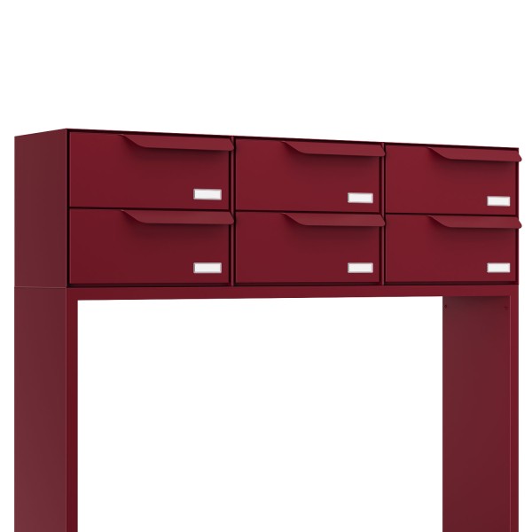 Briefkastenanlage Rotterdam for Six H in Rot