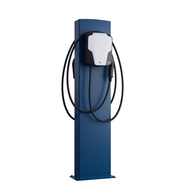 ABL Wallbox Standfuß EnergizeStand for Two mit Bodenplatte Blau