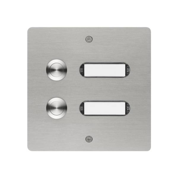 Etagenplatte mit Türklingel für 2 Wohneinheiten