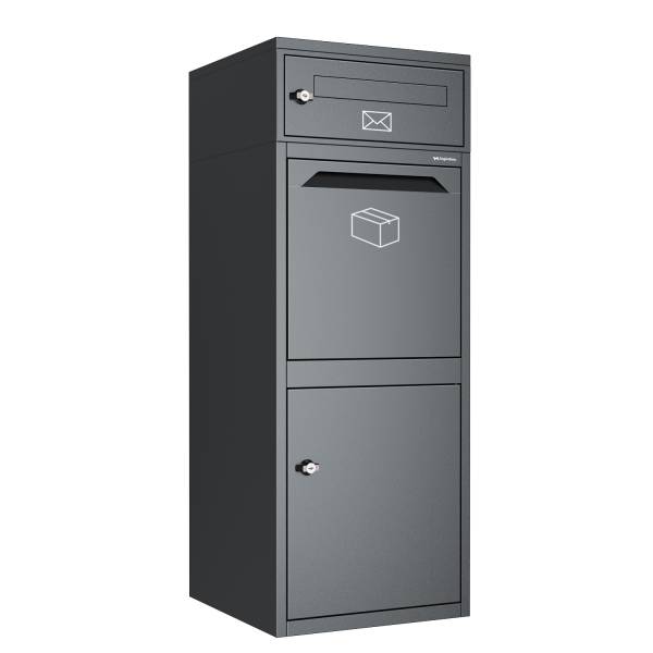 Paketbriefkasten Mareno in Graphitgrau