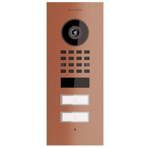 Unterputz Türsprechanlage Smart-IN for Two Doorbird D1102V Bronze-Optik