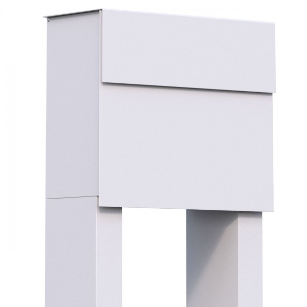 Briefkasten Design Standbriefkasten Weiß
