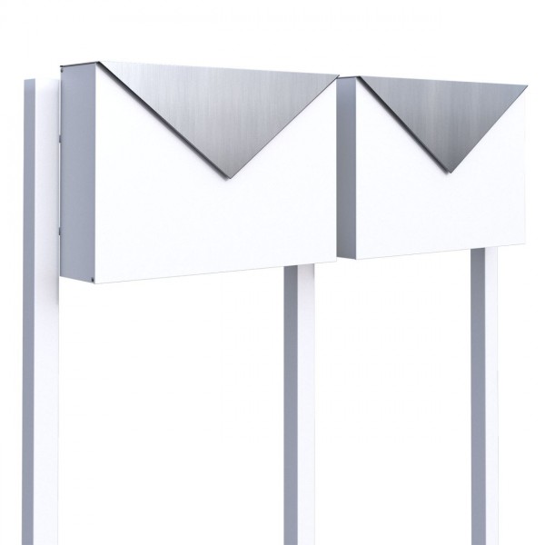Briefkasten Design Briefkastenanlage Weiss