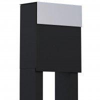 Briefkasten Design Standbriefkasten Schwarz