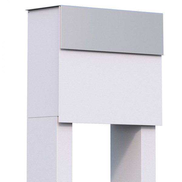 Briefkasten Design Standbriefkasten Weiß