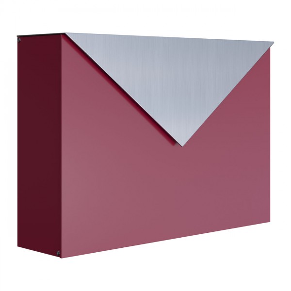Briefkasten Design Wandbriefkasten Rot