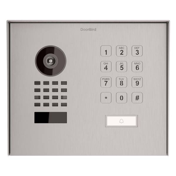 Aufputz Türsprechanlage Smart-ON WideScope Doorbird D1101KH mit Keypad Modul Edelstahl